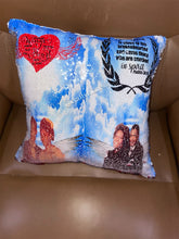 Load image into Gallery viewer, Sequins mermaid pillow