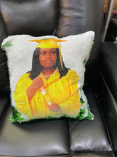 Load image into Gallery viewer, Sequins mermaid pillow