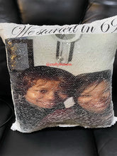 Load image into Gallery viewer, Sequins mermaid pillow