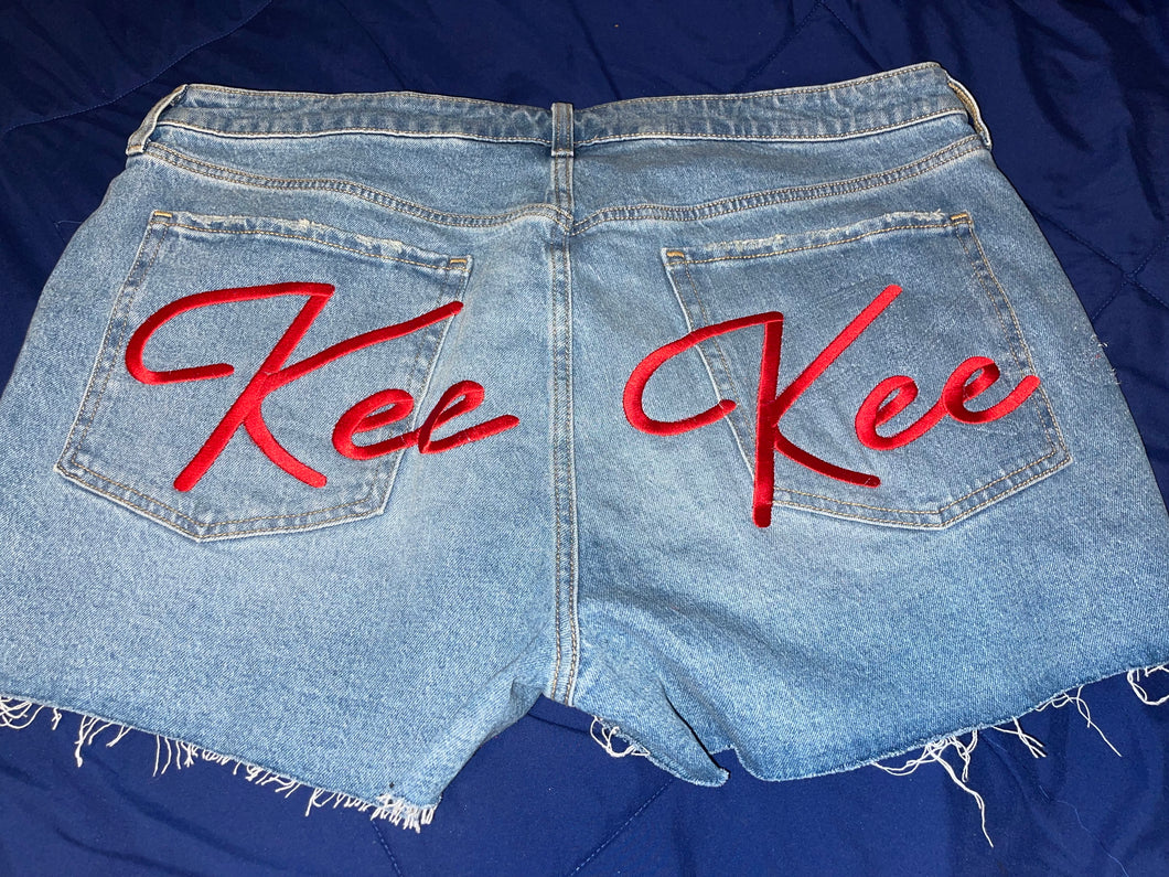 Embroidered Name Shorts