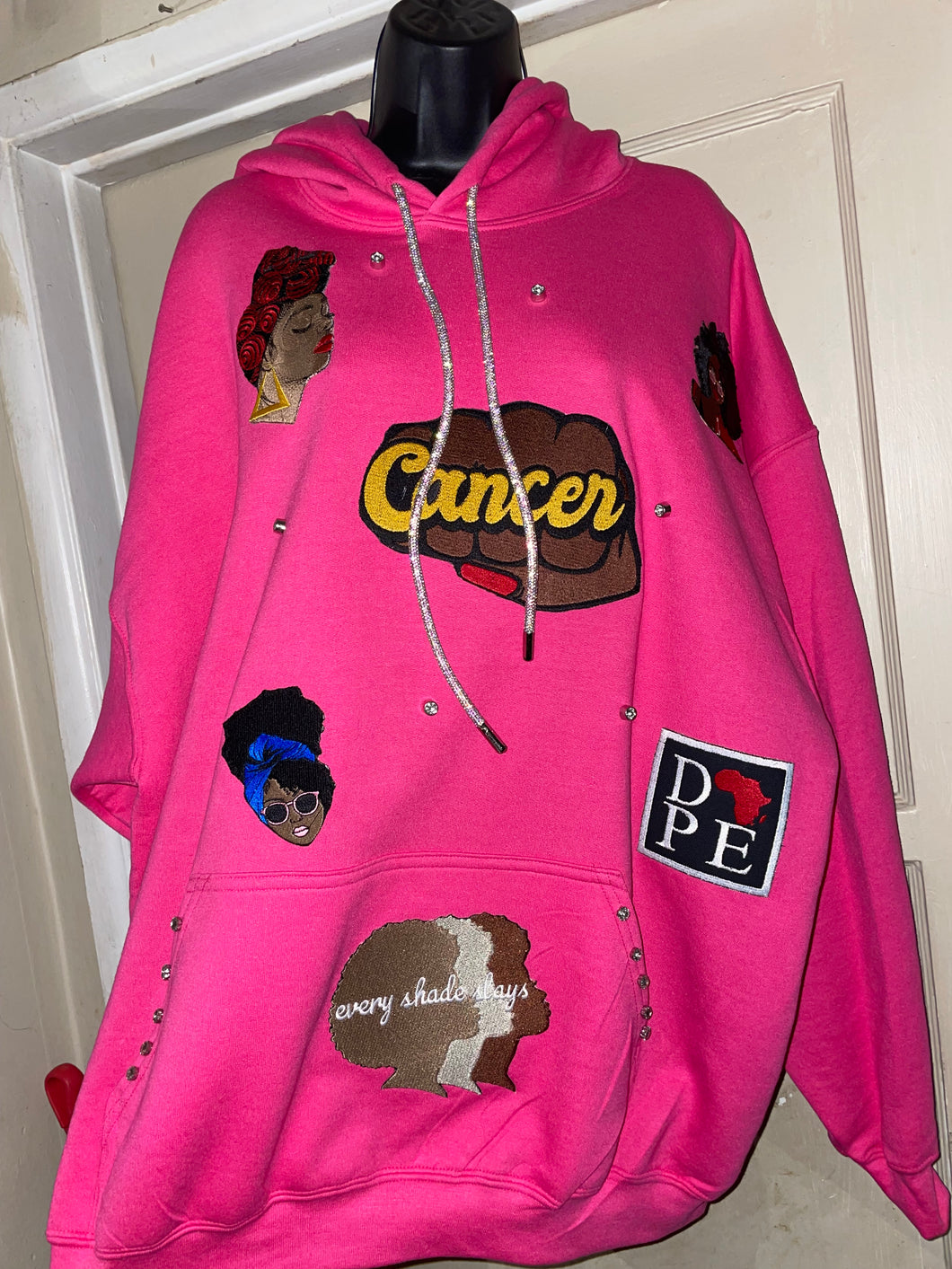Zodiac Patched Hoodie