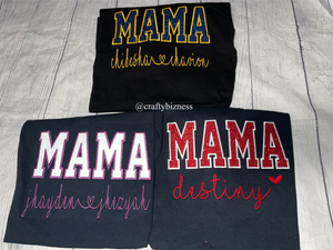 Mama embroidered tee