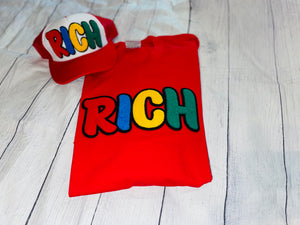 Rich Tee and Hat Set