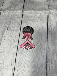 Cancer Ribbon Dress Iron on Patch