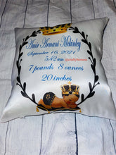 Load image into Gallery viewer, Birth Announcement Pillow
