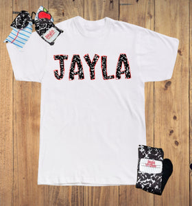 Composition Bow Set with Name Tee