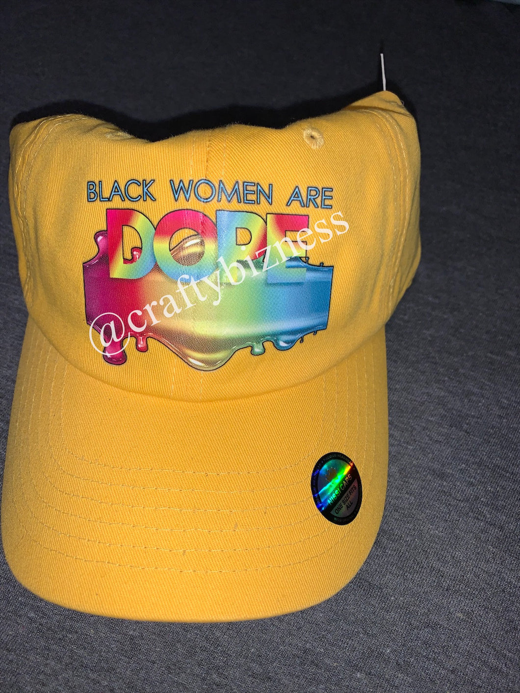 Black Women are Dope Strapback hat