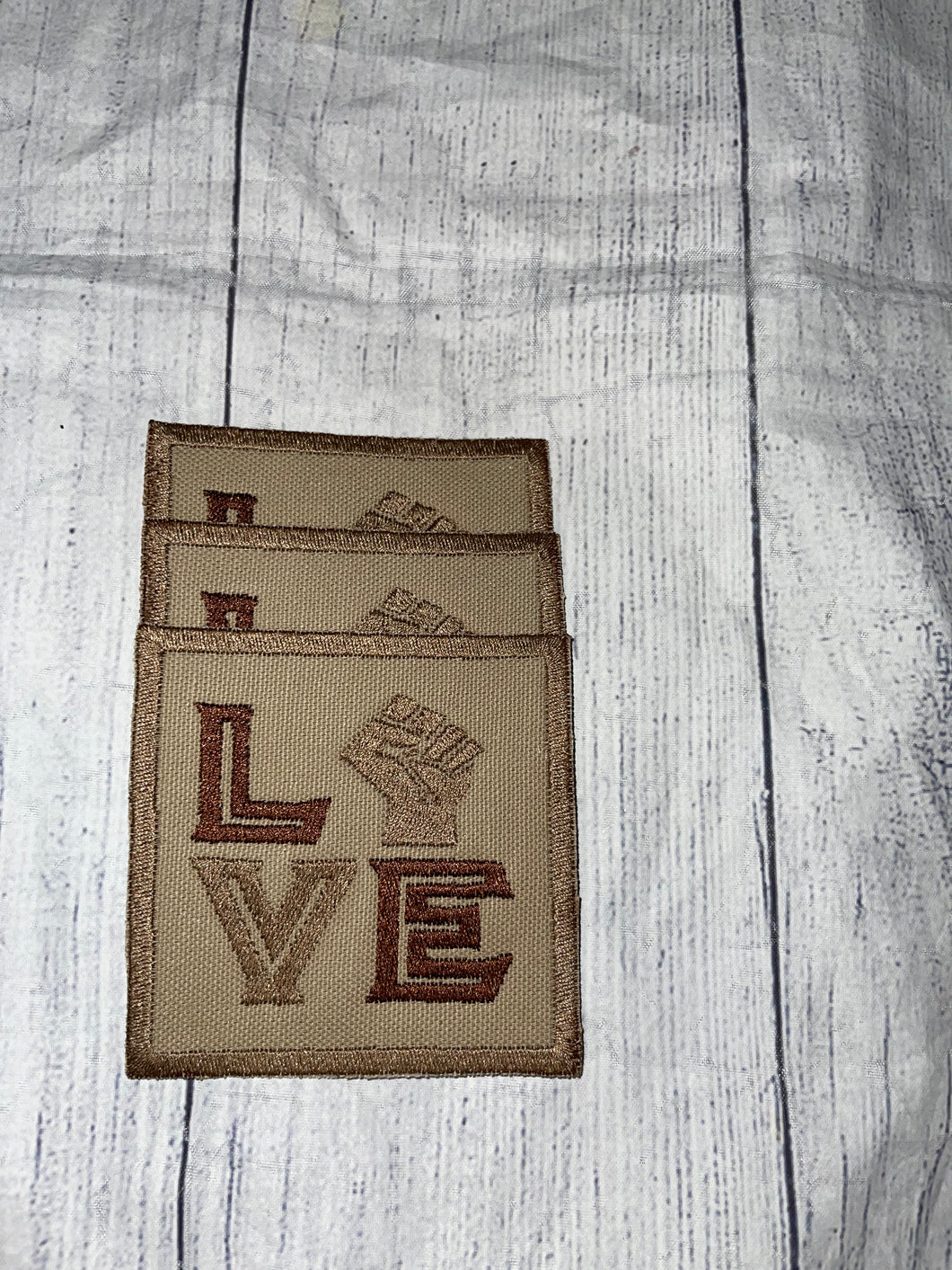 Love Fist Embroidery Patch