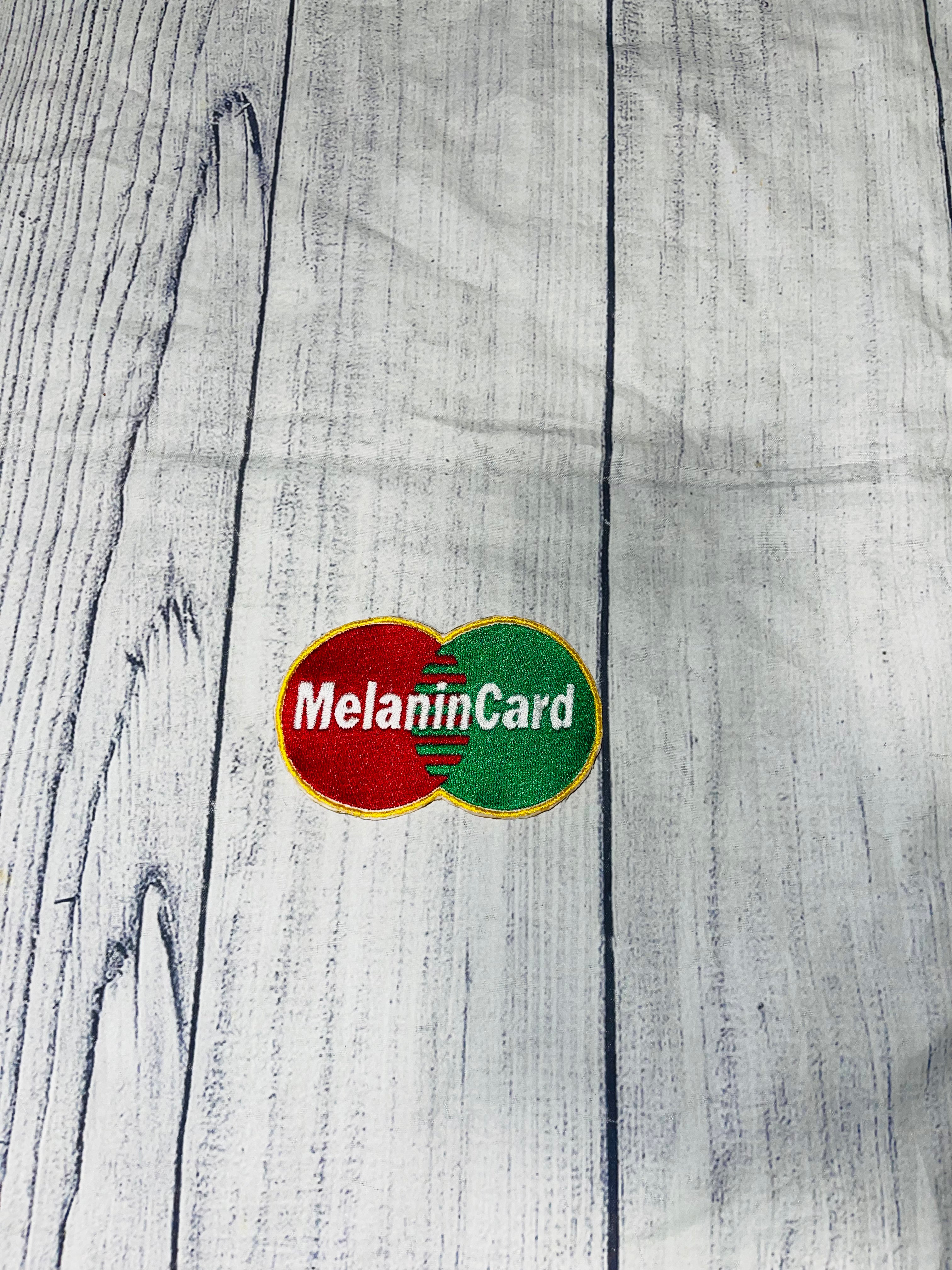 Melanin Card Embroidery Patch