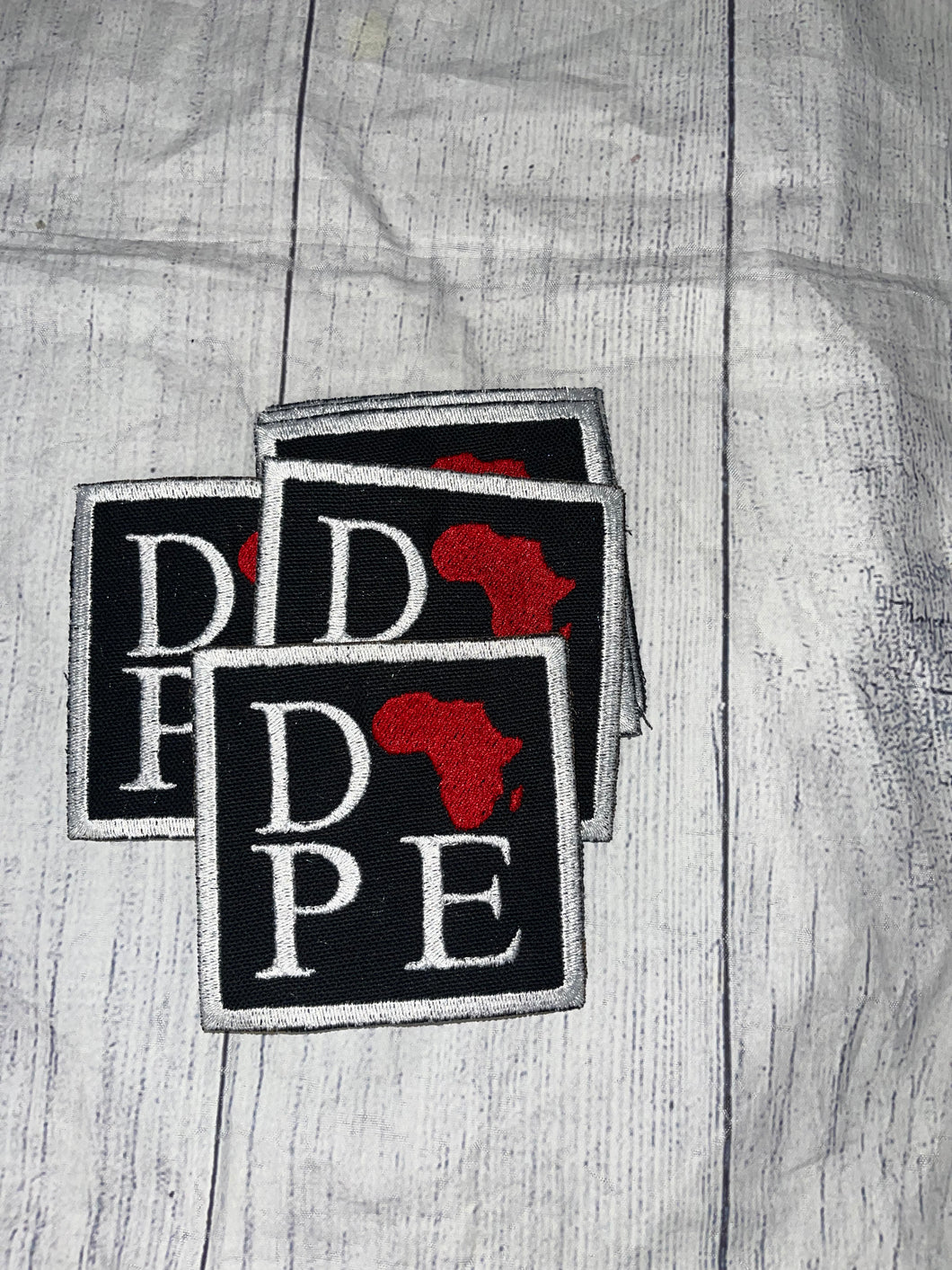 Dope Africa Embroidery Patch