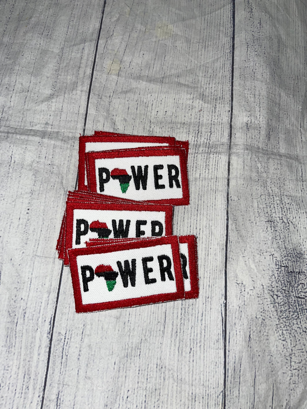 Power Embroidery Patch